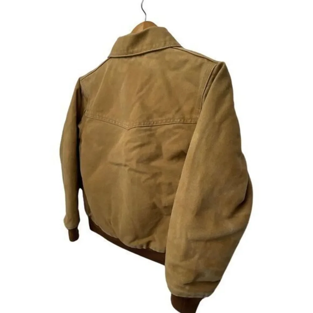 Carhartt Santa Fe Jacket Quilt Lined Youth Medium Y03 BRN Brown - Picture 11 of 16
